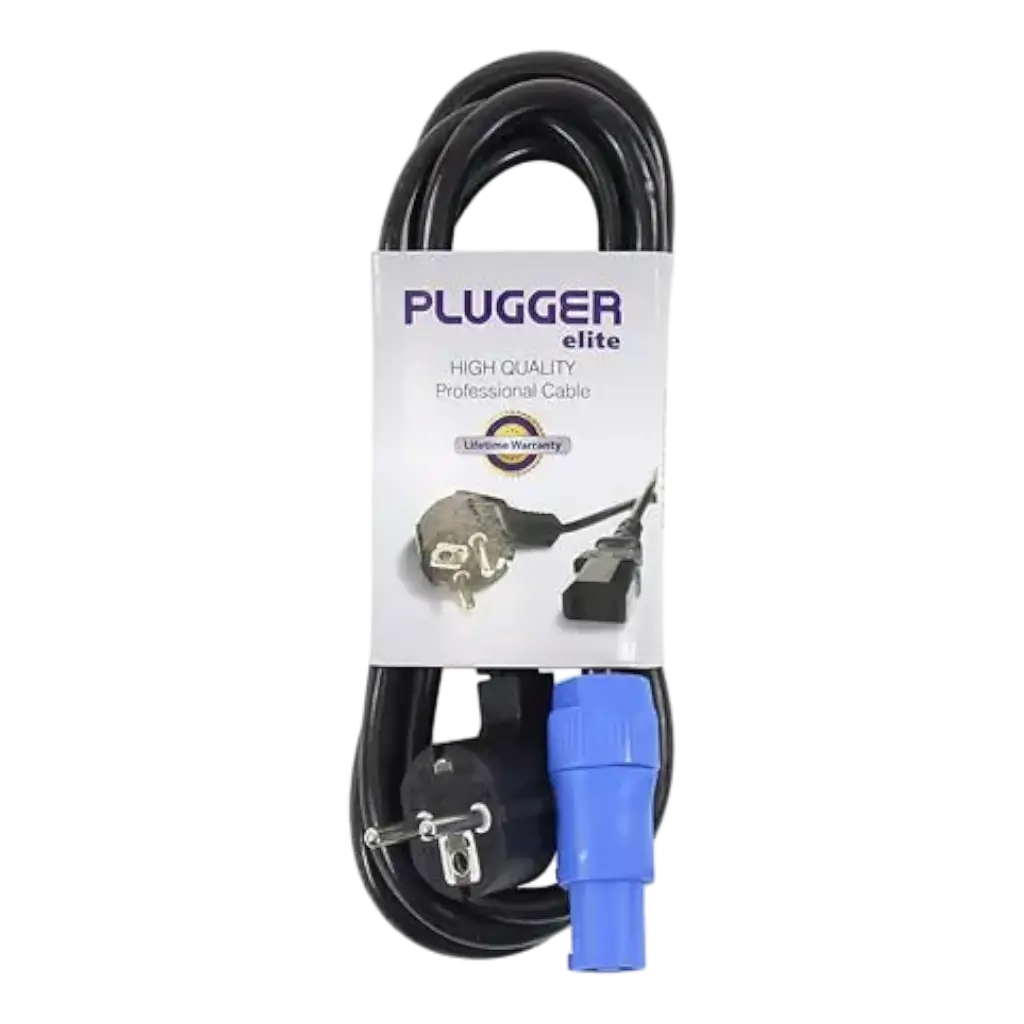 Câble d'alimentation Powercon norme EU 1.8m Elite - Plugger