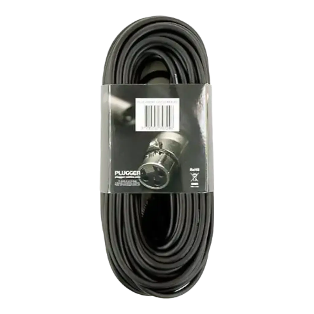 Câble DMX XLR Femelle 3b - XLR Mâle 3b 20m Easy - Plugger