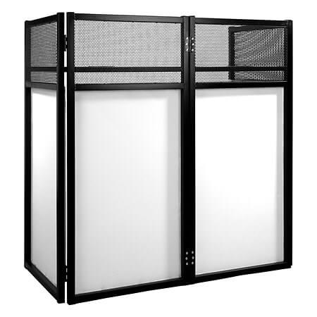 Stand avec Façade pour DJ - BoomTone DJ - DJ Desk White