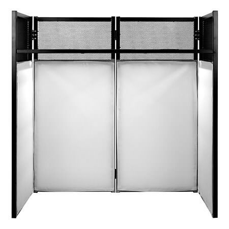 Stand avec Façade pour DJ - BoomTone DJ - DJ Desk White