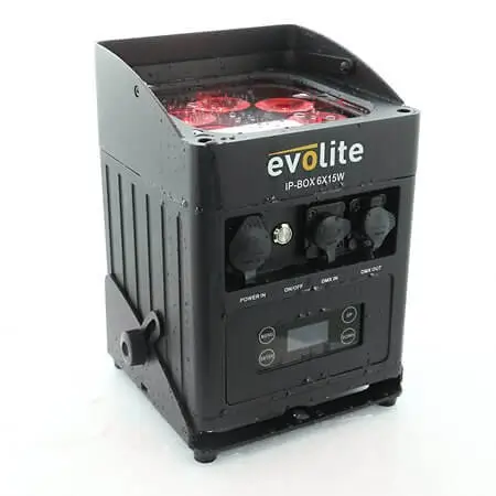 Projecteurs LED Evolite - IP-BOX 6X15W PACK - Lot de 6
