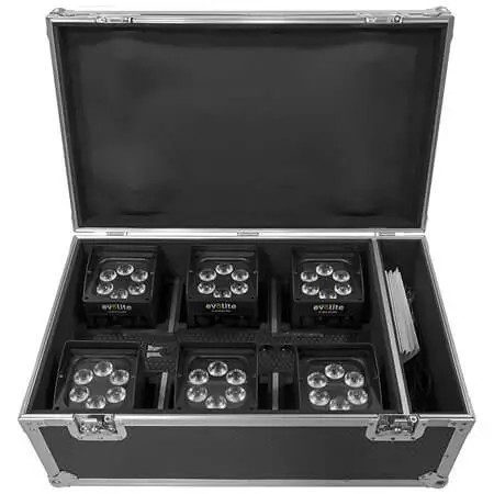 Projecteurs LED Evolite - IP-BOX 6X15W PACK - Lot de 6