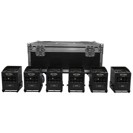 Projecteurs LED Evolite - IP-BOX 6X15W PACK - Lot de 6