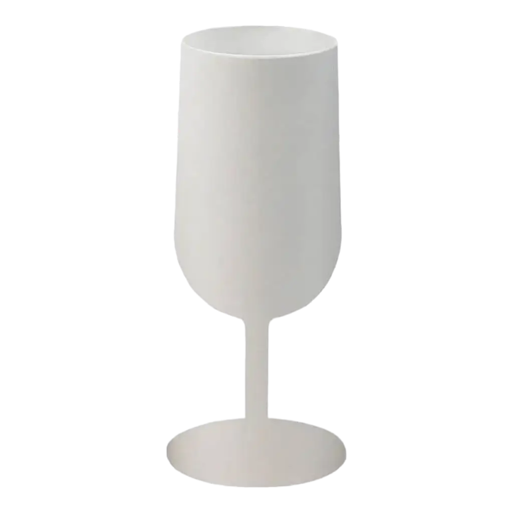 Verre à Vin Ecocup Blanc 12cl (18cl ras bord) Réutilisable - Type Vin, Dégustation, Apéritif