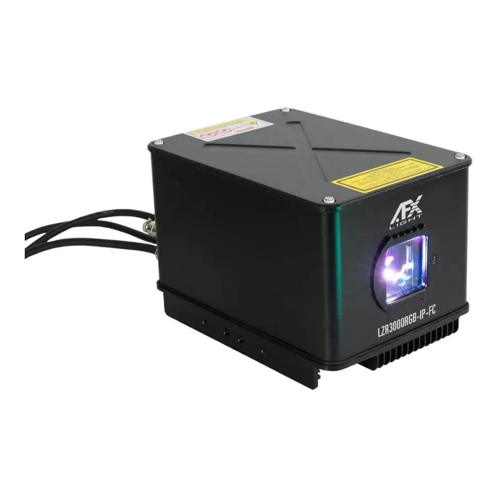 Machine Laser RGB avec Flight Case LZR3000RGB-IP-FC