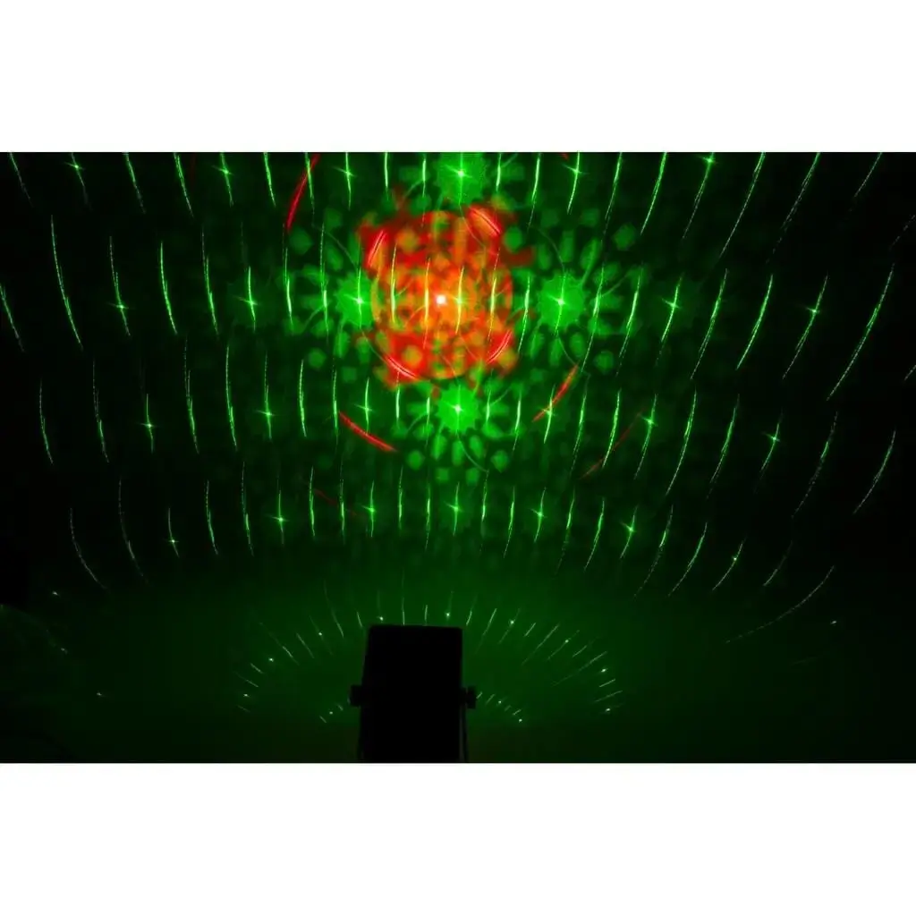 Machine Sans Fil à LED + Laser RGB Miniature TINYLED-LASRGB