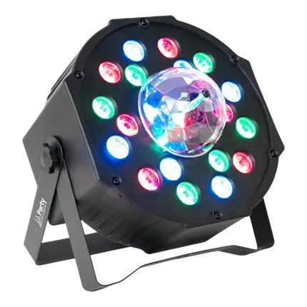 Projecteur à Led sur batterie 18x12w RGBWAUV ou lumière UV