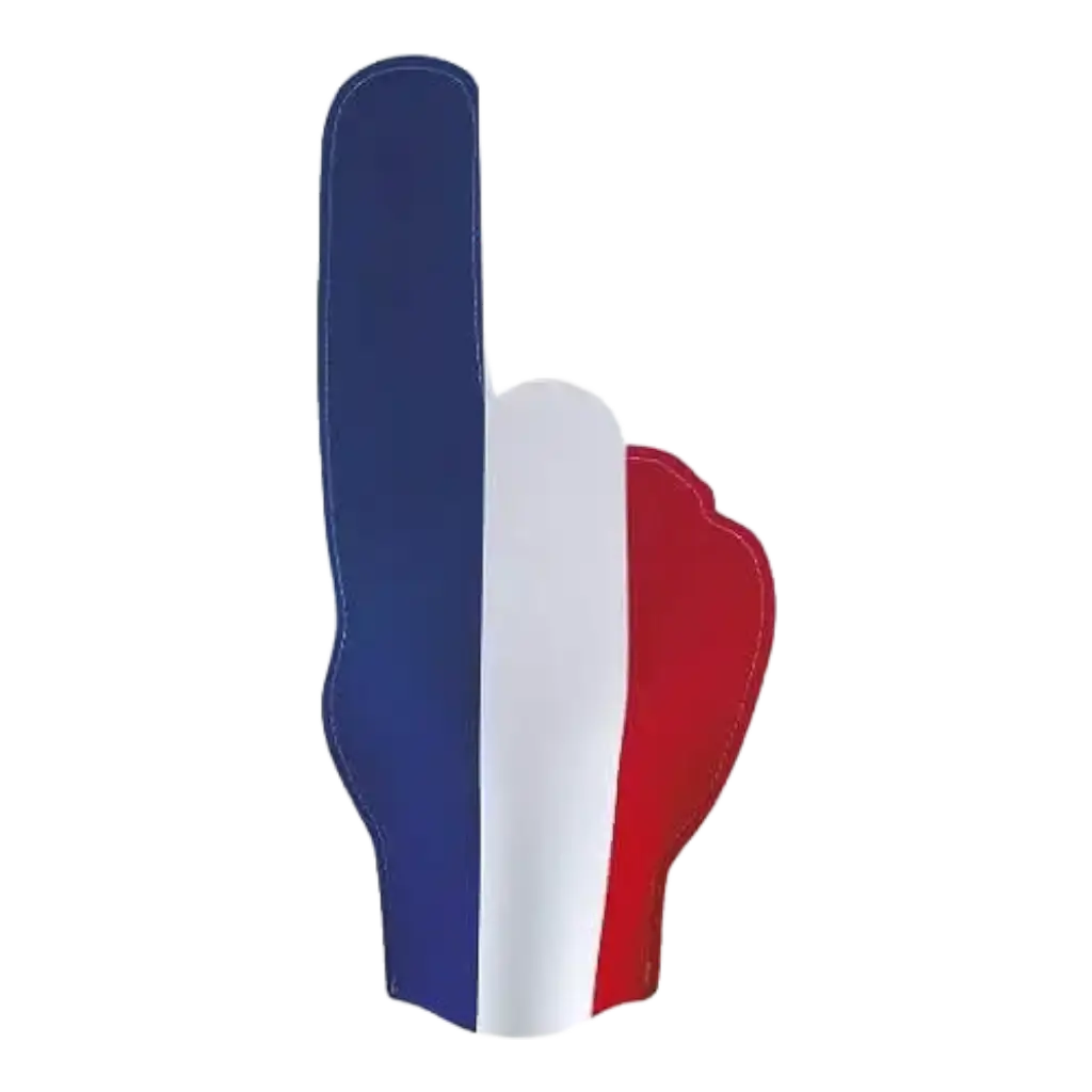 Main Géante en Mousse pour Supporter France 49cm