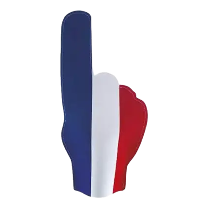 Main Géante en Mousse pour Supporter France 49cm