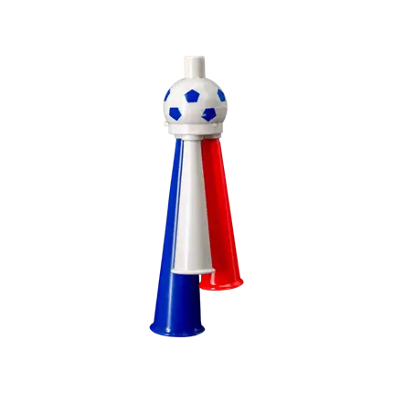Trompette France 16cm pour Supporter avec Tour de Cou