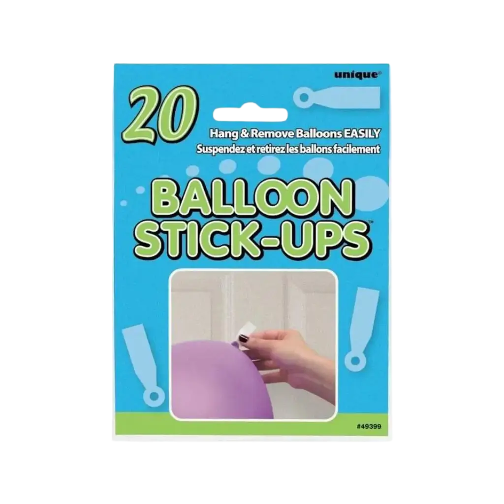 Stickers pour Accroche / Attache Ballons - Lot de 20