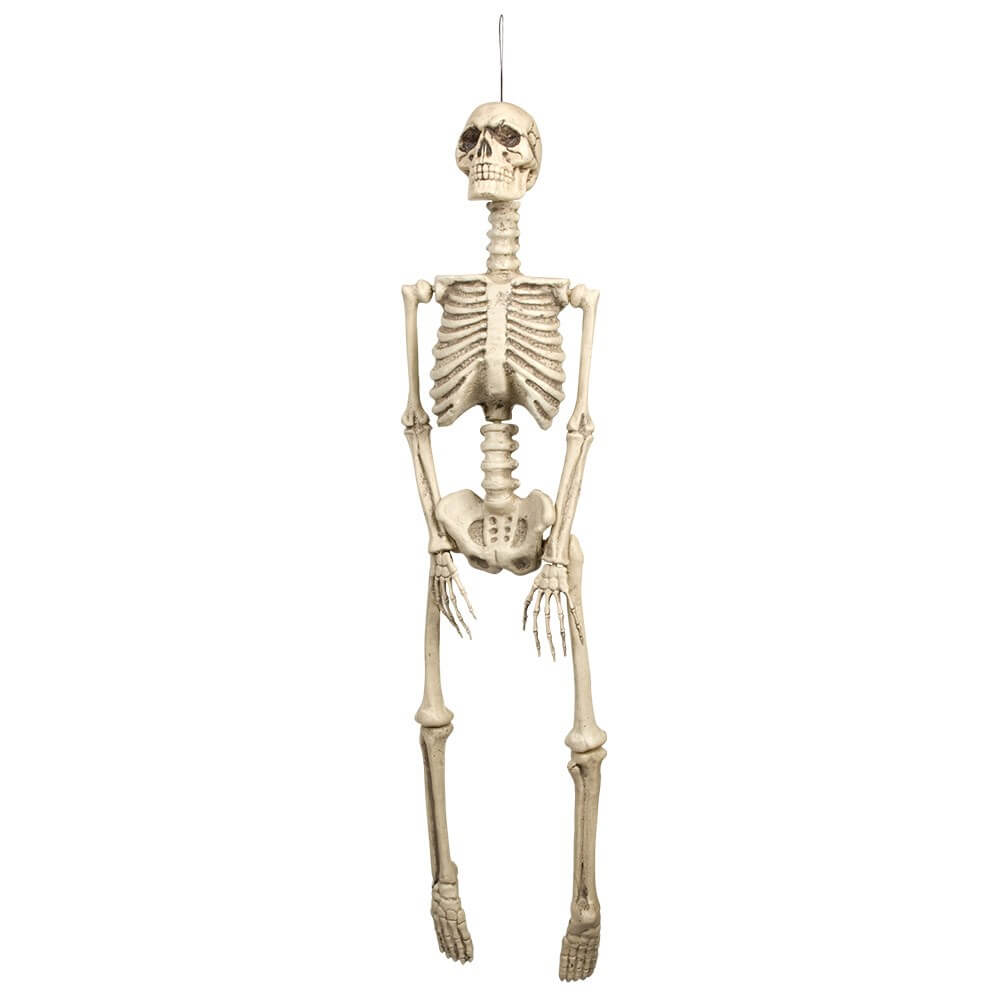 Déco pendante Halloween Squelette tête en bas (140cm) -  -  100% belge - Déguisements - Tenues de Carnaval - Créations des Ballons -  Fête Thématiques