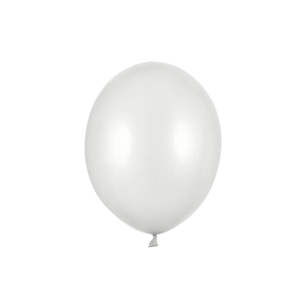 Lot de 10 Ballons Argent Métalliques