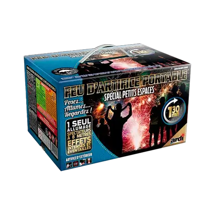 FEU D'ARTIFICE PORTABLE® DE PROXIMITÉ 1MN30