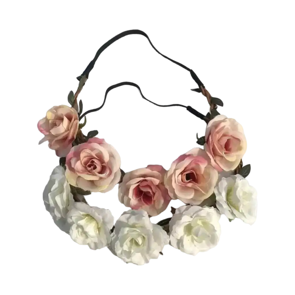 Couronne de Roses - Blanc