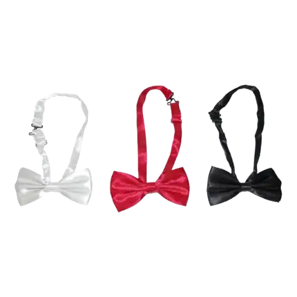 Noeud Papillon Satiné - Rouge
