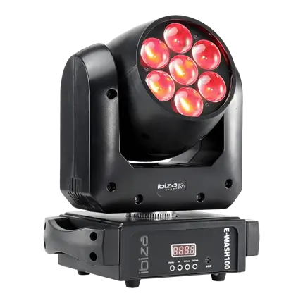 Lyre Wash à LED RGBW avec Contrôle DMX E-WASH100