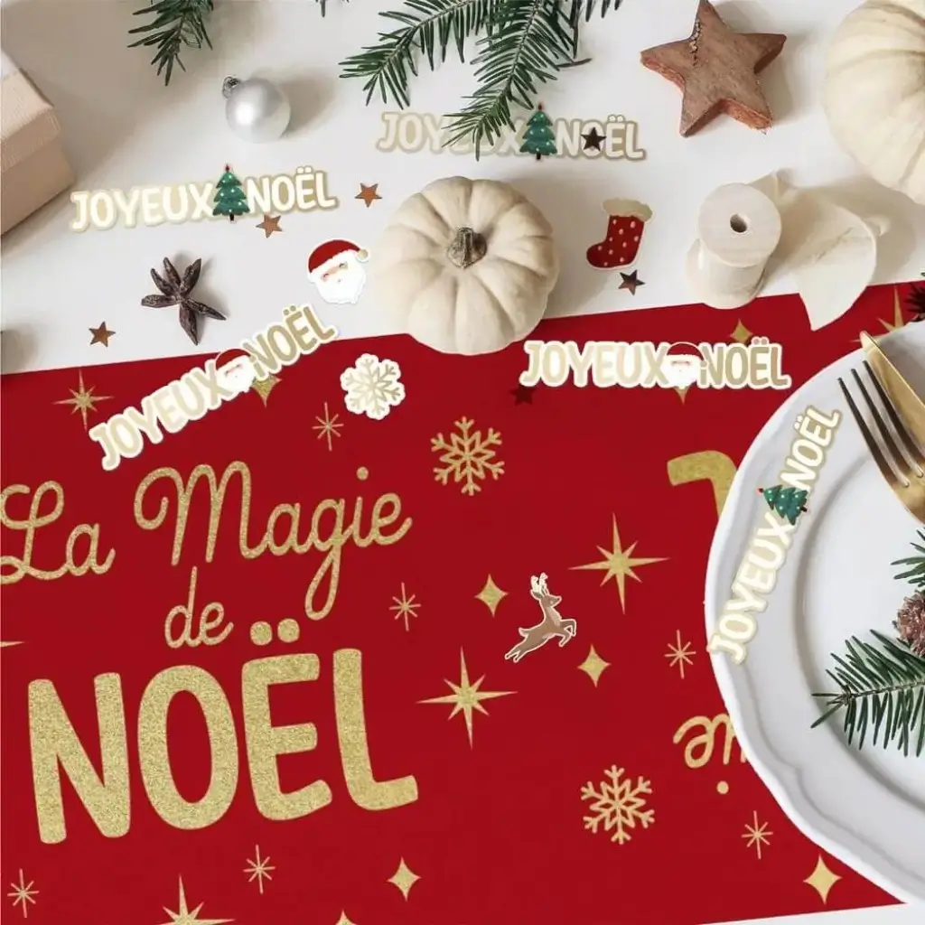 Chemin de Table "La Magie de Noël" 4 mètres