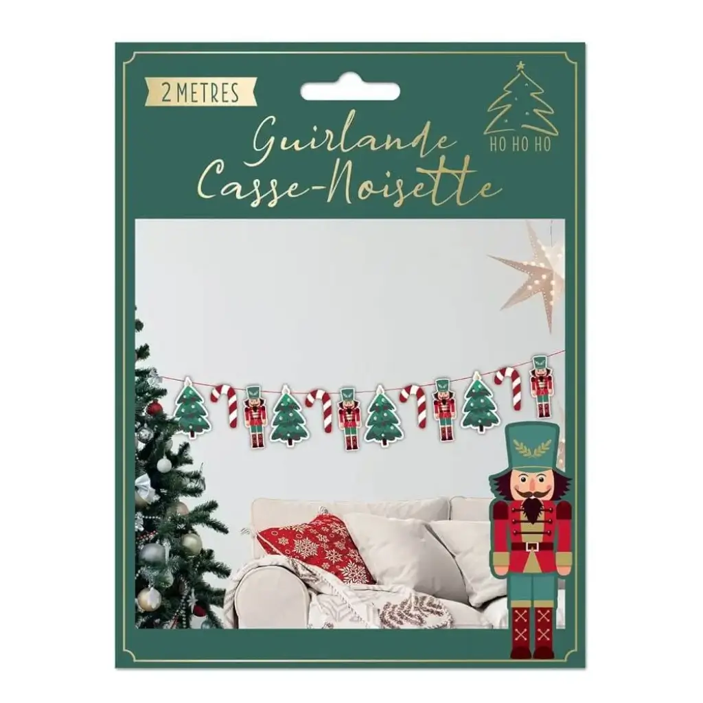 Guirlande Décorative Noël Casse-Noisette 2 mètres