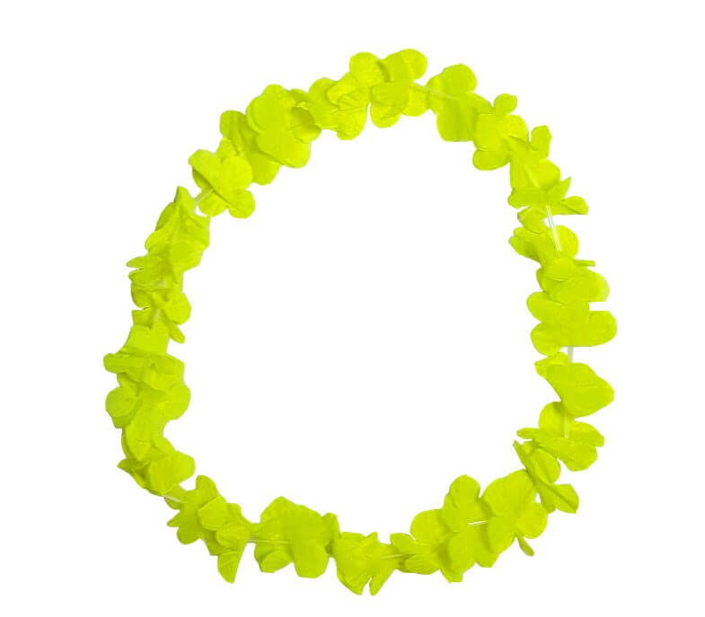 Long Collier De Danse Orientale En Perles Jaune Fluo - Ajustable - Occasion Très Bon état