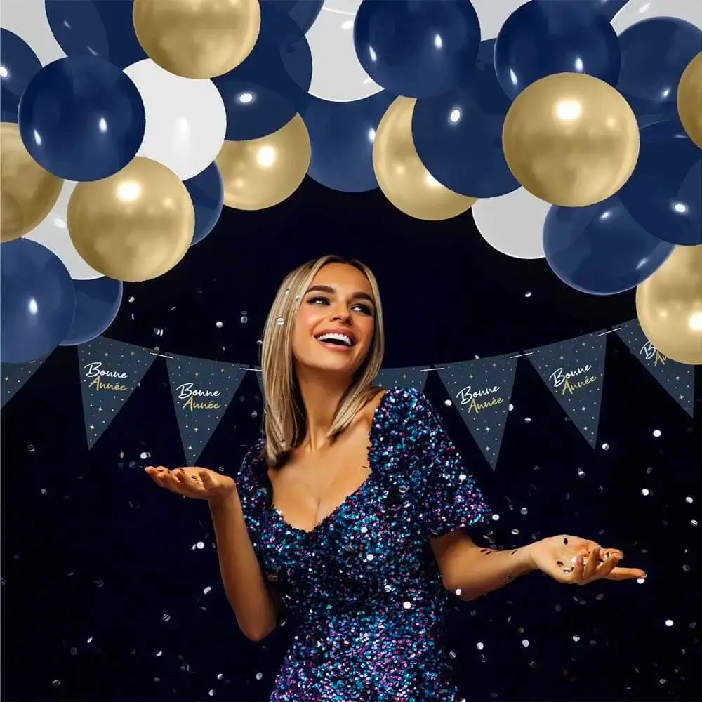 Kit pour Arche à Ballons Bonne Année - 40 Ballons