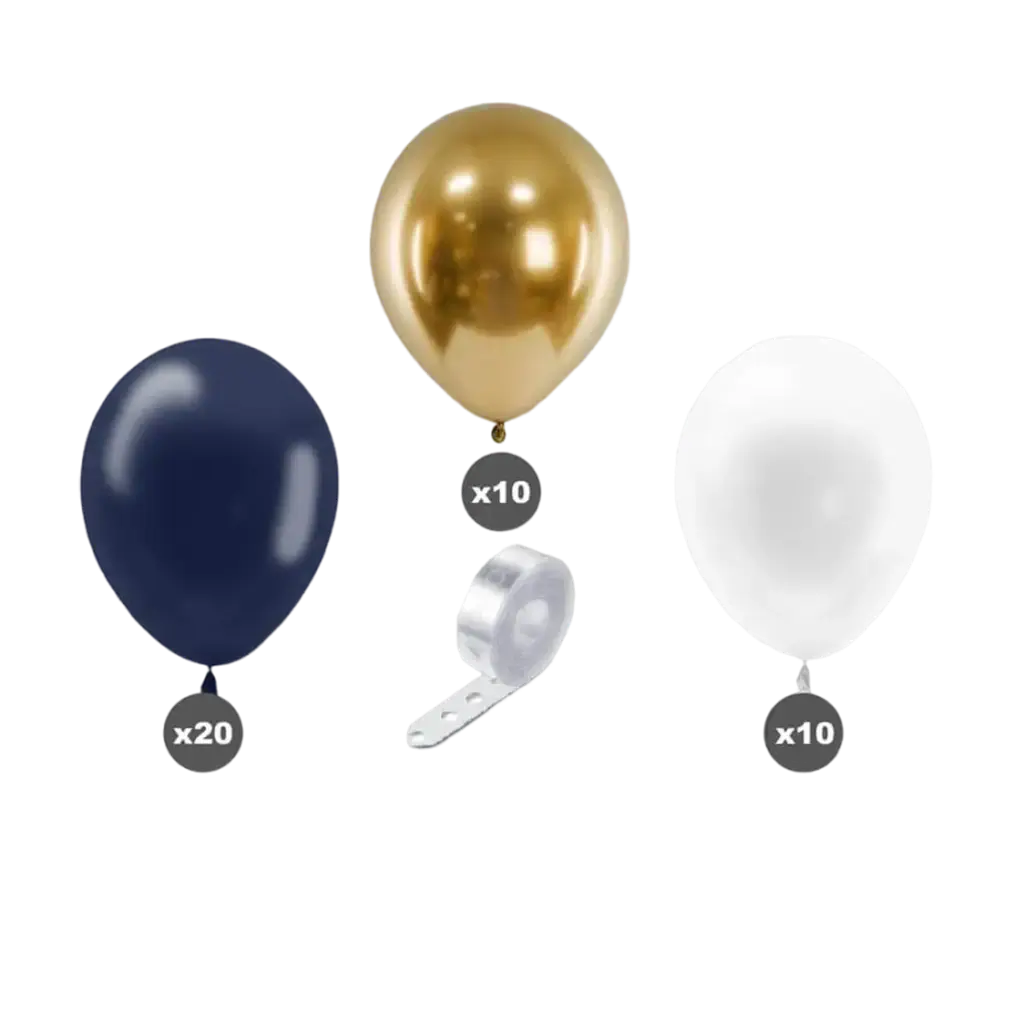 Kit pour Arche à Ballons "Bonne Année" - 40 Ballons