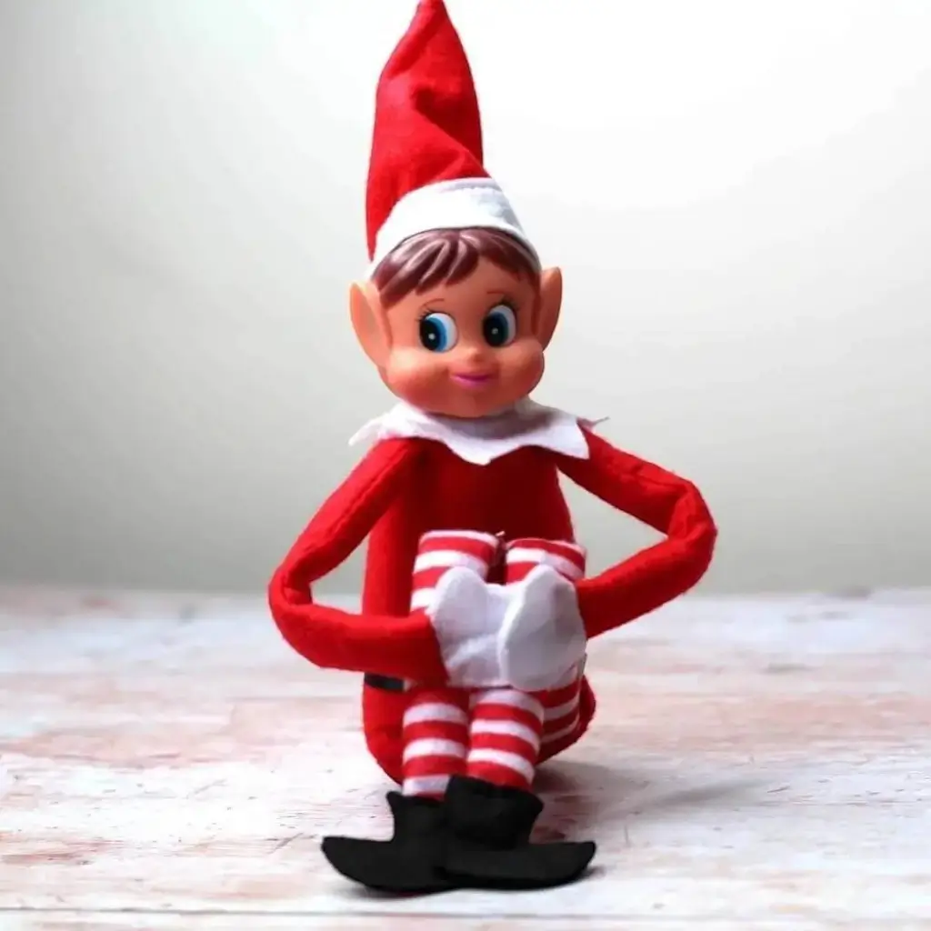 Lutin farceur fille Elvie REF/13212 (Décoration Noël)