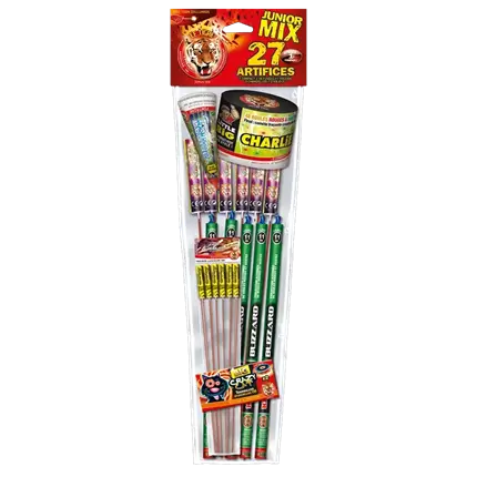 Assortiment de 27 Petits Pétards Junior Mix