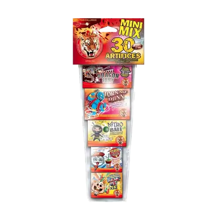 Assortiment de 30 Artifices Mini Mix