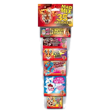 Assortiment de 35 Petits Artifices Mad Mix