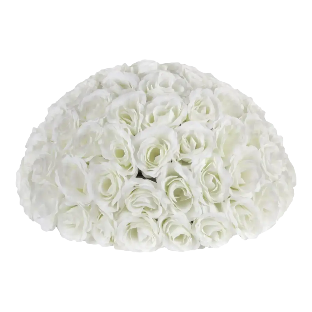 Centre de table Roses Blanches