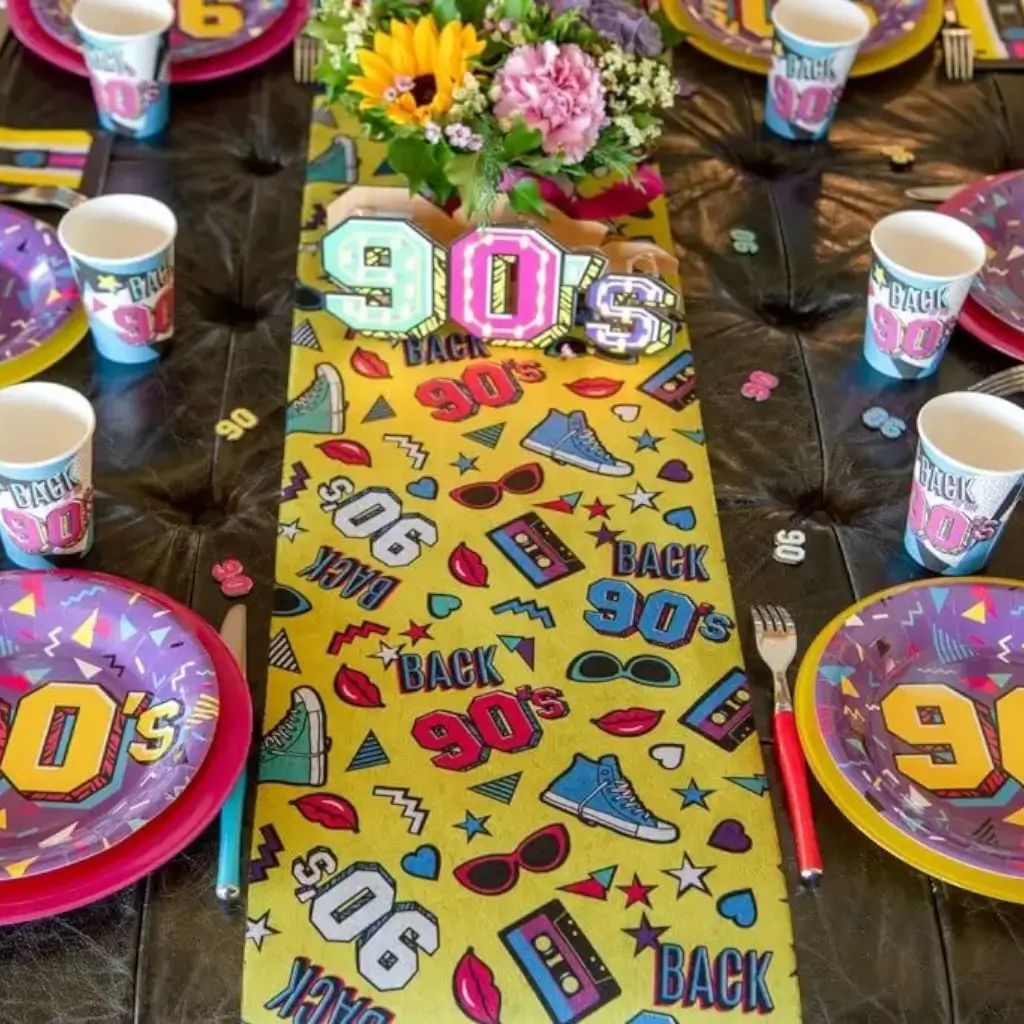 Assiette 90&#39;s - Lot de 10