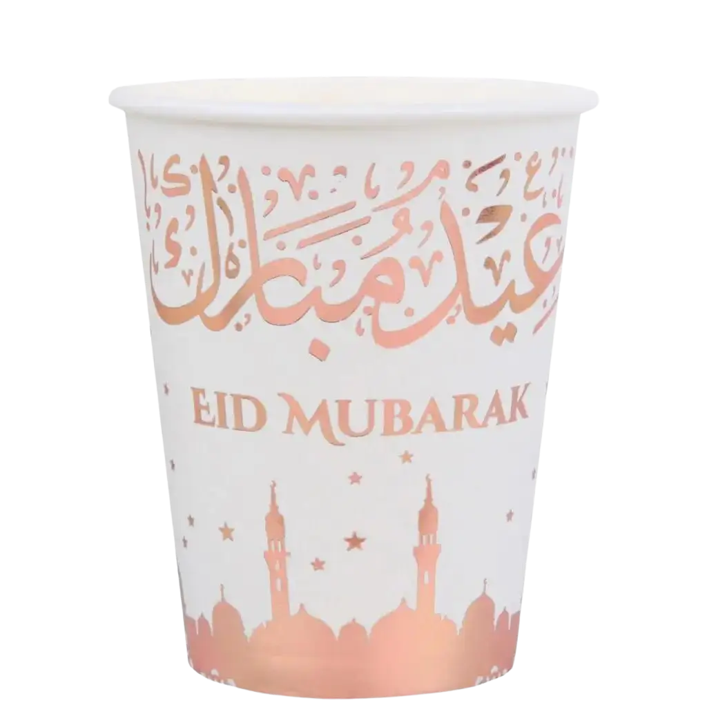 Gobelet Aid Mubarak Rose &amp; Blanc 27cl - Lot de 10