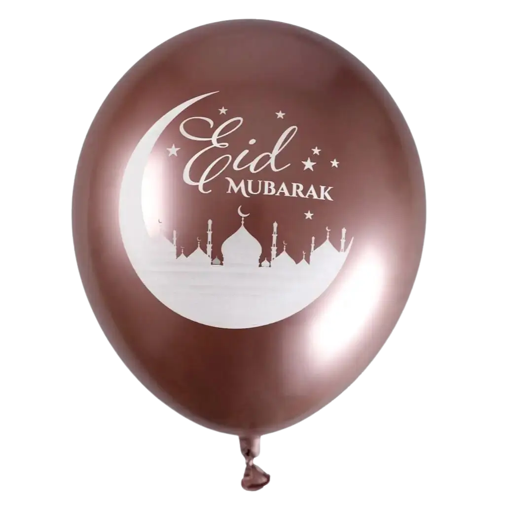 Ballon Aid Mubarak Rose - Lot de 6