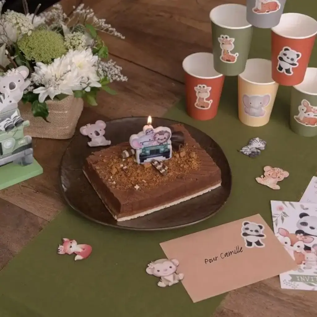 Carte d&#39;invitation Anniversaire Explorateur - Lot de 6