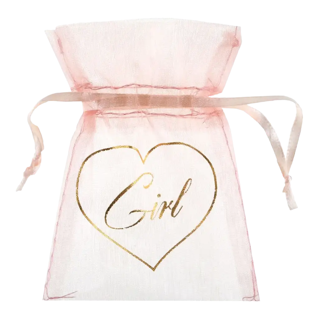 Sachet Girl & Boy Rose - Lot de 6