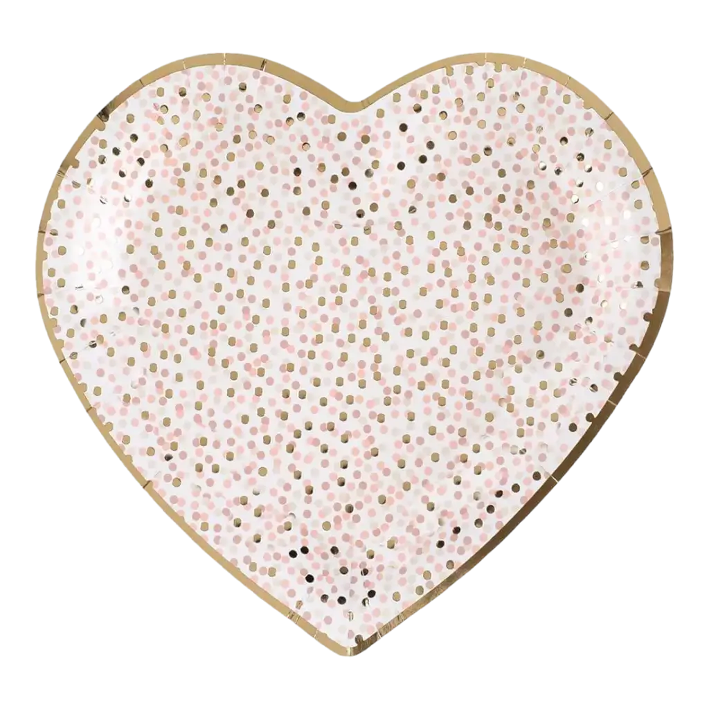Assiette Girl &amp; Boy Rose 22,5cm - Lot de 10