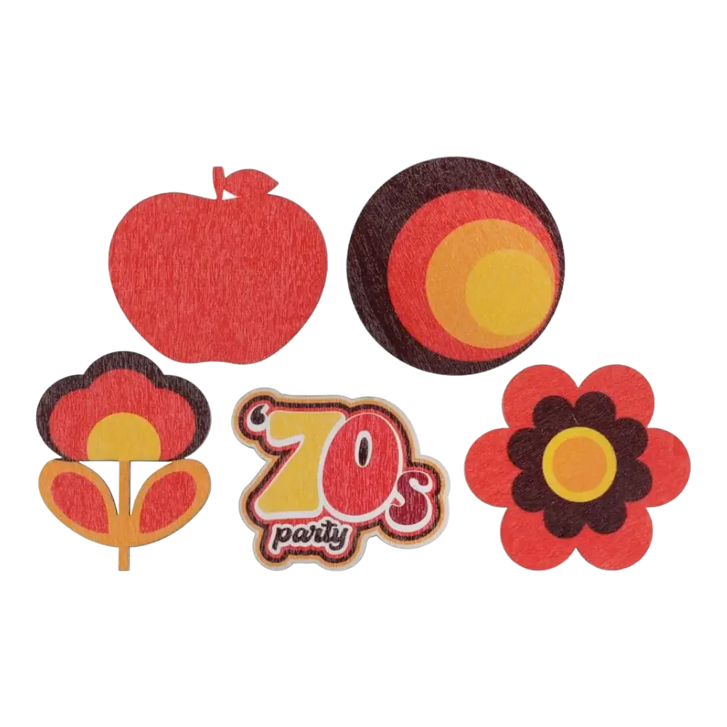Décoration de Table - 70&#39;s - Lot de 10