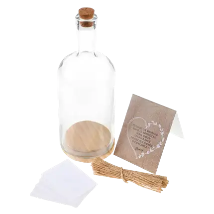 Bouteille à voeux 50 messages