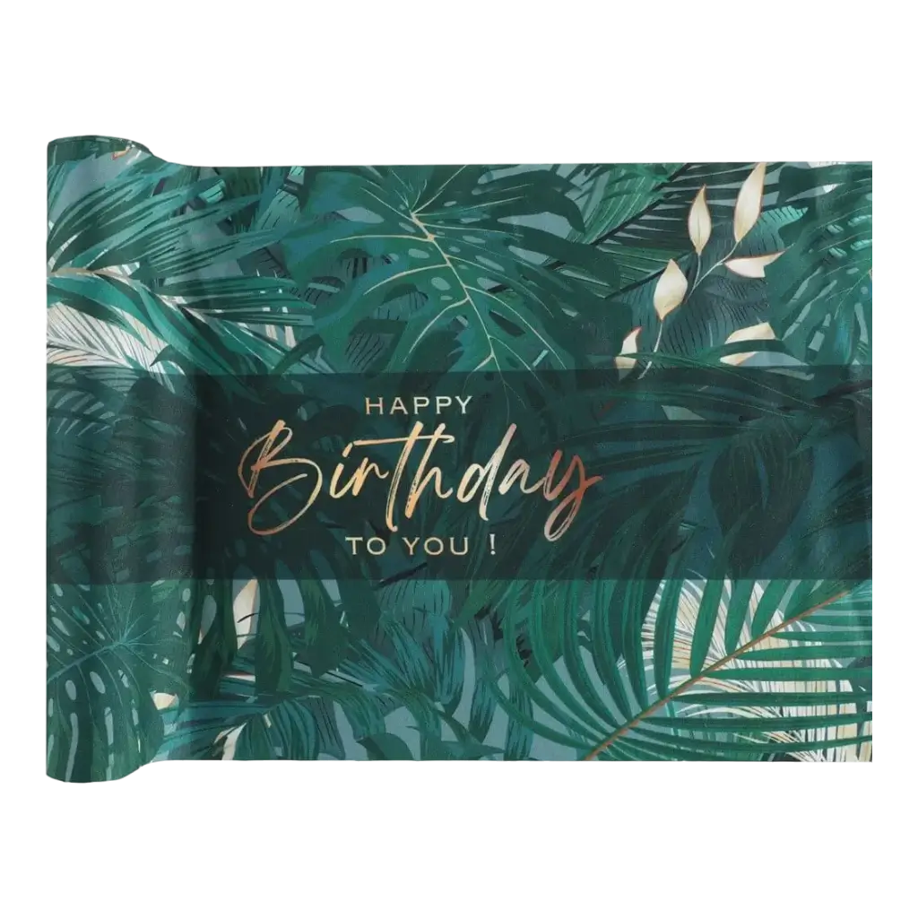 Chemin de table Birthday Jungle - 3 mètres