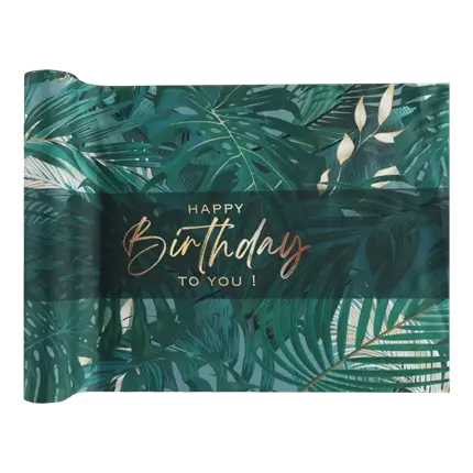 Chemin de table Birthday Jungle - 3 mètres