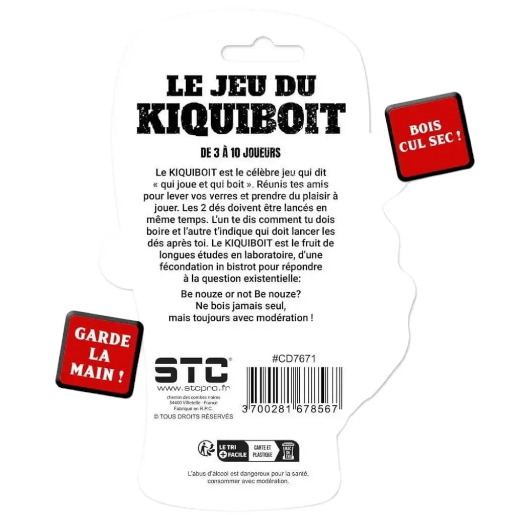 Jeu pour Apéritif Kiquiboit