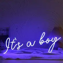 Lumière Néon It's a Boy Bleu