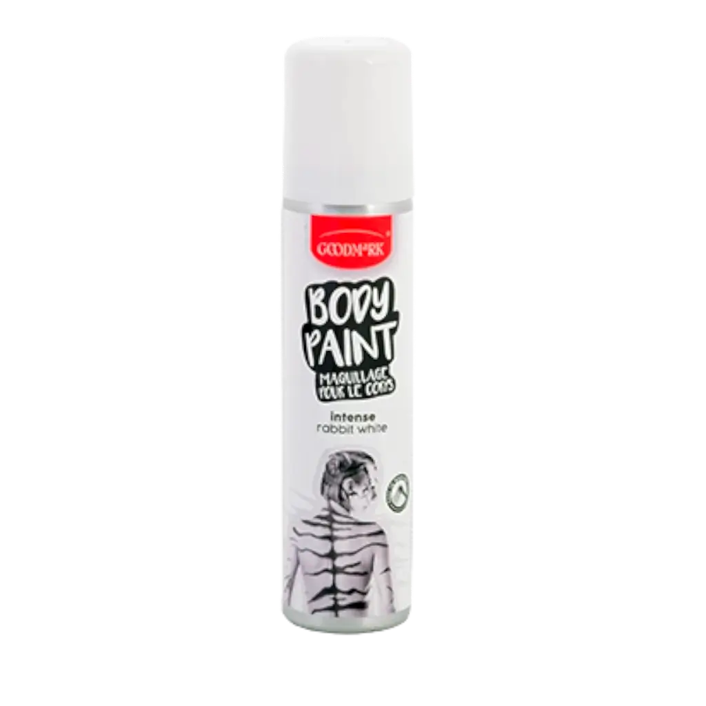 Spray couleur corps, blanc, 75 ml 