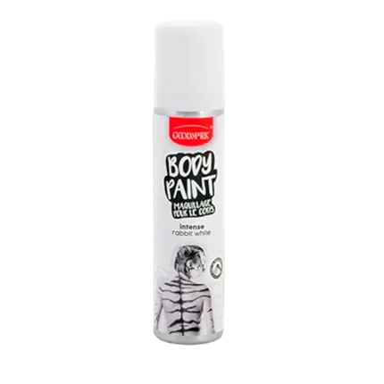 Spray couleur corps, blanc, 75 ml