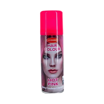 Bombe Spray cheveux, rose fluo, 125 ml 