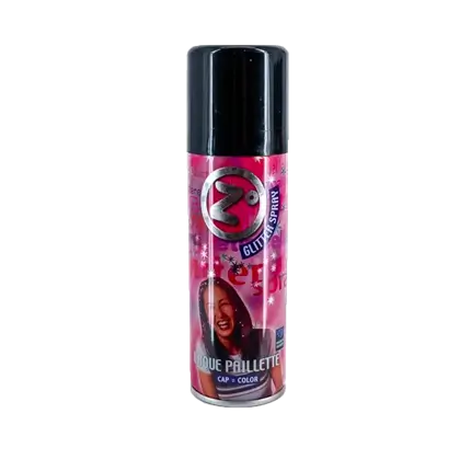 Bombe Spray Cheveux & Corps pailletée Vert 125ml