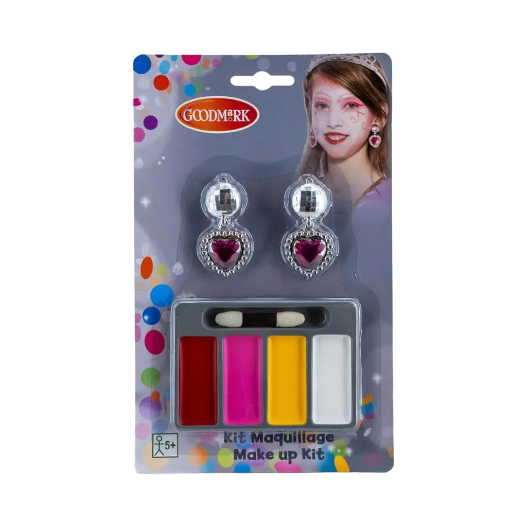 Kit de maquillage + Boucles d&#39;oreilles Princesse 