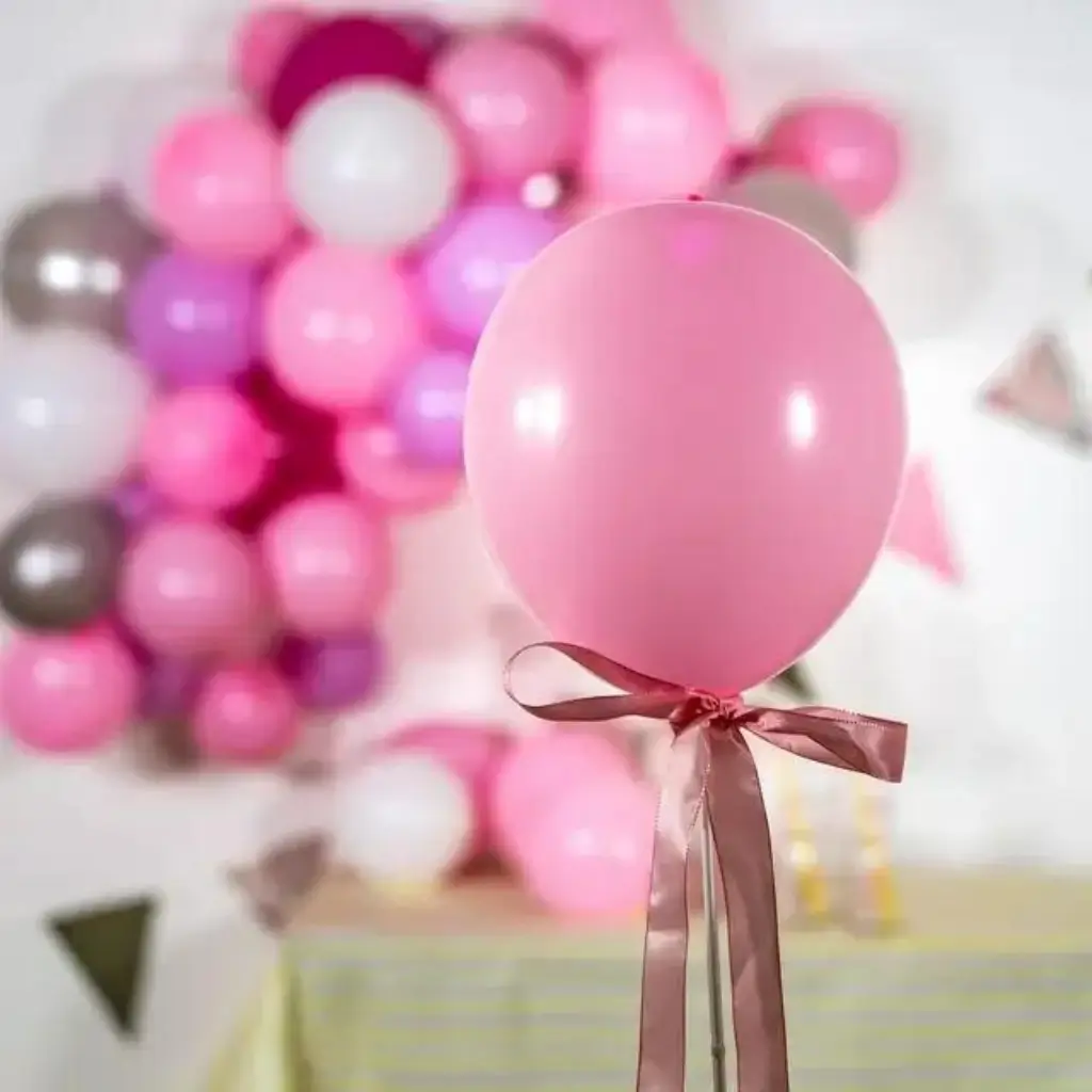 Ballons LED en latex - Rose illooms® 