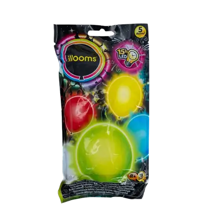 Ballons LED en latex - Couleurs mixtes illooms® 